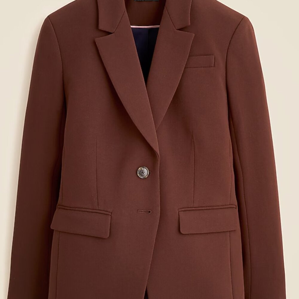 J Crew Madelyn blazer 12T 12Tall french press